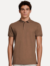 Polo Aramis Masculina Piquet Colorfix Havana Marrom