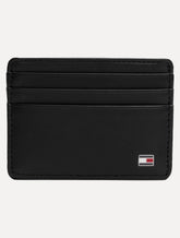 Carteira Tommy Hilfiger Porta Cartão Couro Eton CC Holder Preta