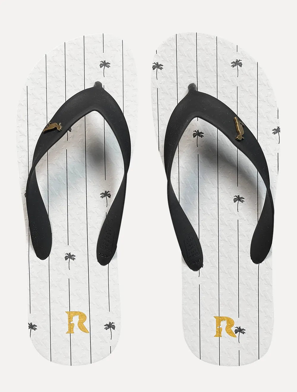 Chinelo Reserva Masculino RSV Palmeira Listras Branco
