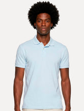 Polo Aramis Masculina Piquet Basic Mono Azul Celeste