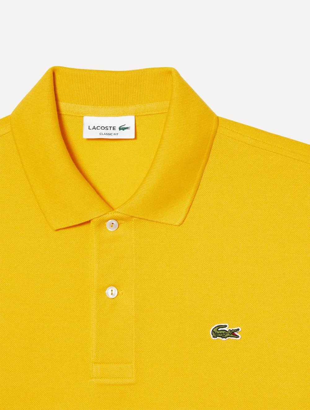 Polo Lacoste Masculina L.12.12 Amarela