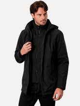 Jaqueta Calvin Klein Hooded Clássica Chumbo