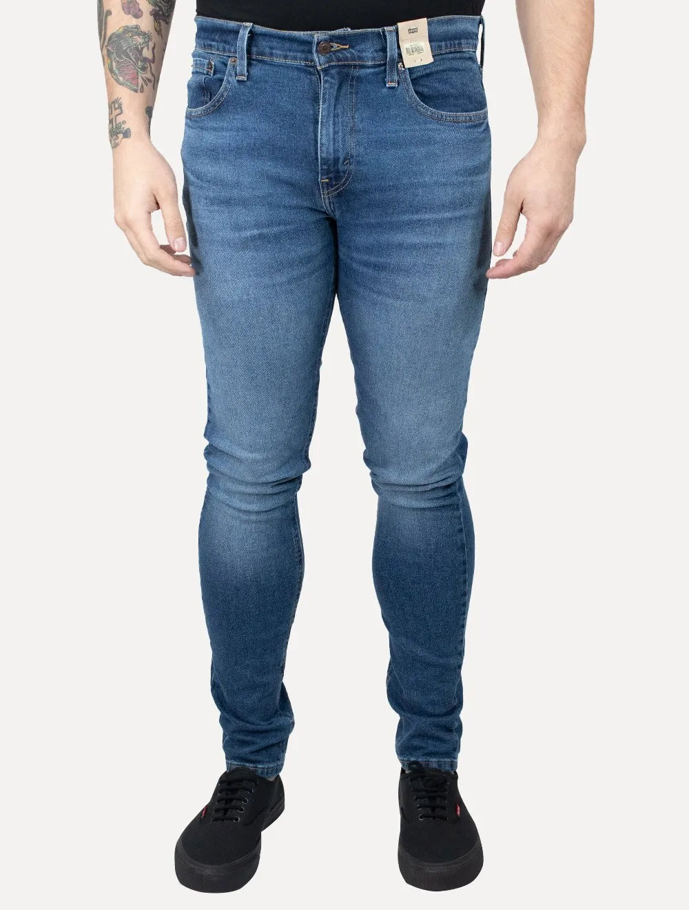 Calça Levis Jeans Masculina 512 Slim Taper Brushed Azul