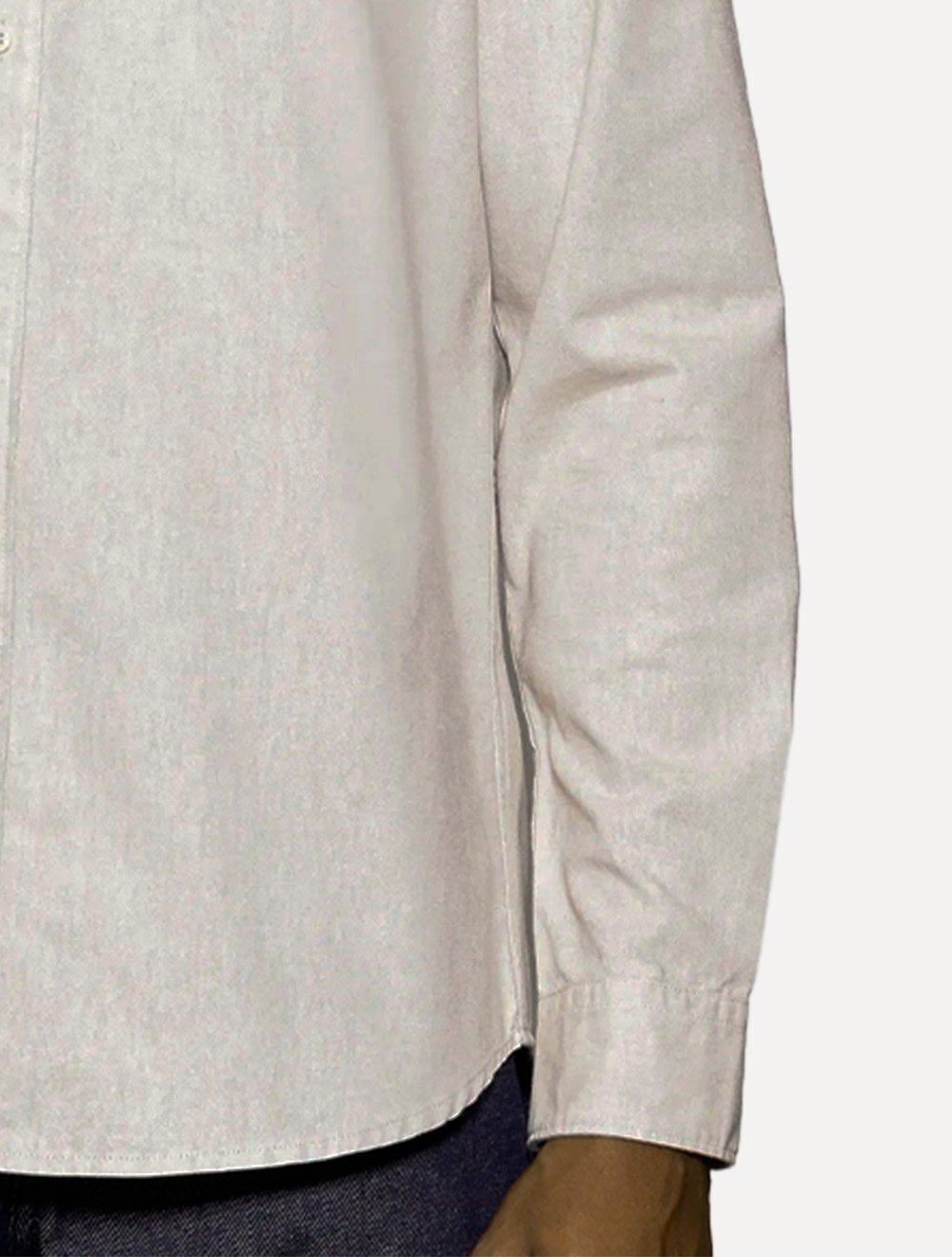 Camisa Aramis Masculina Slim Oxford Planalto Caquí Médio