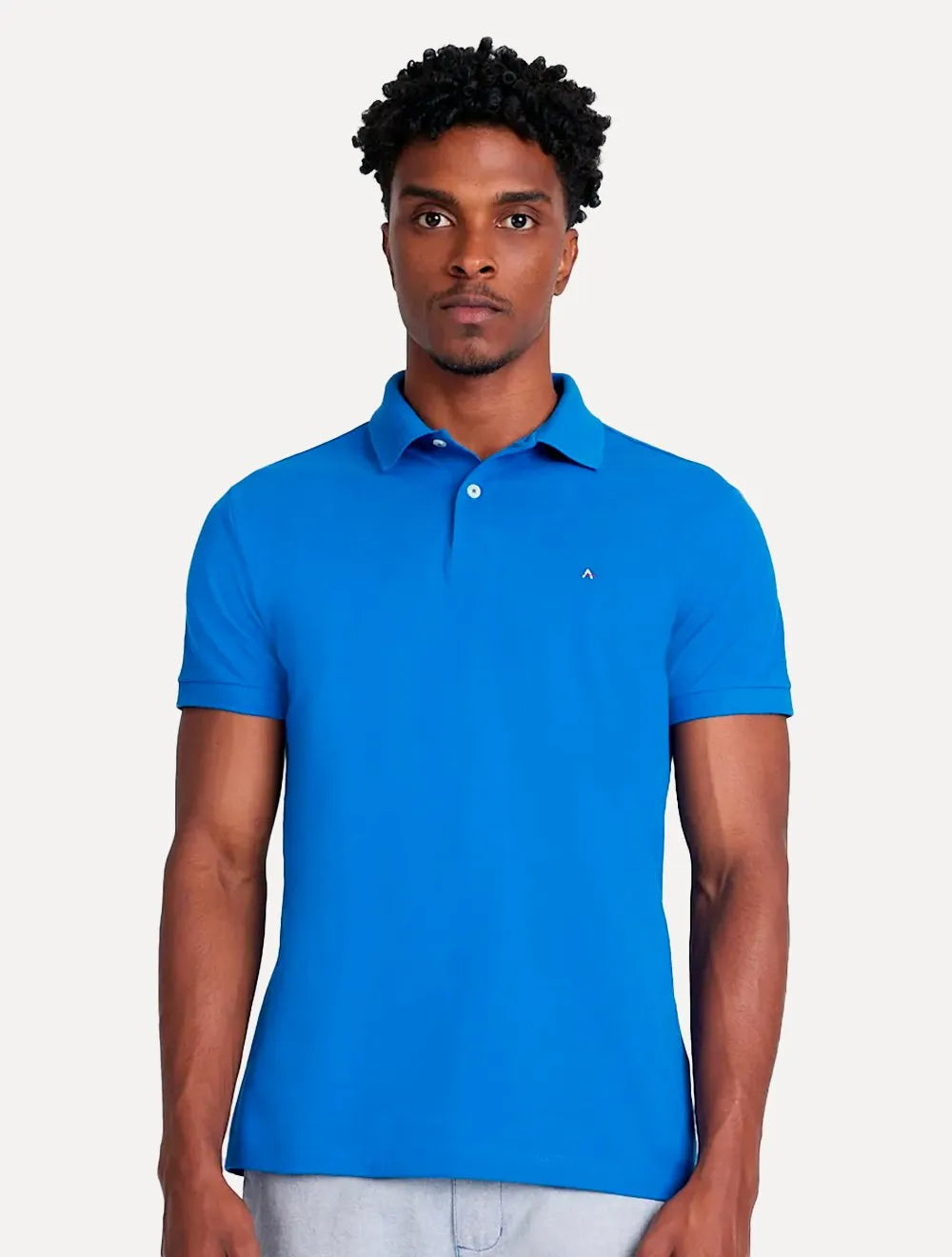 Polo Aramis Masculina Basic Piquet Azul Royal