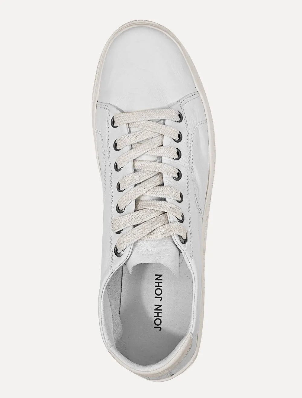 Tênis John John Masculino Couro Heaven Soft Off-White