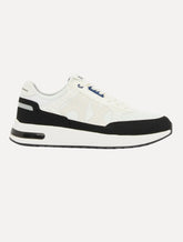 Tênis Armani Exchange Masculino Sneaker AX Maxi Logo Off White/Black