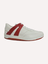 Tênis Aeropostale Masculino Casual Recortes Aero NYC 87 Vermelho/Branco