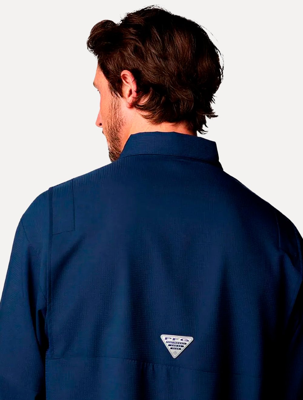 Camisa Columbia Masculina Tamiami II Navy Collegiate Azul Marinho