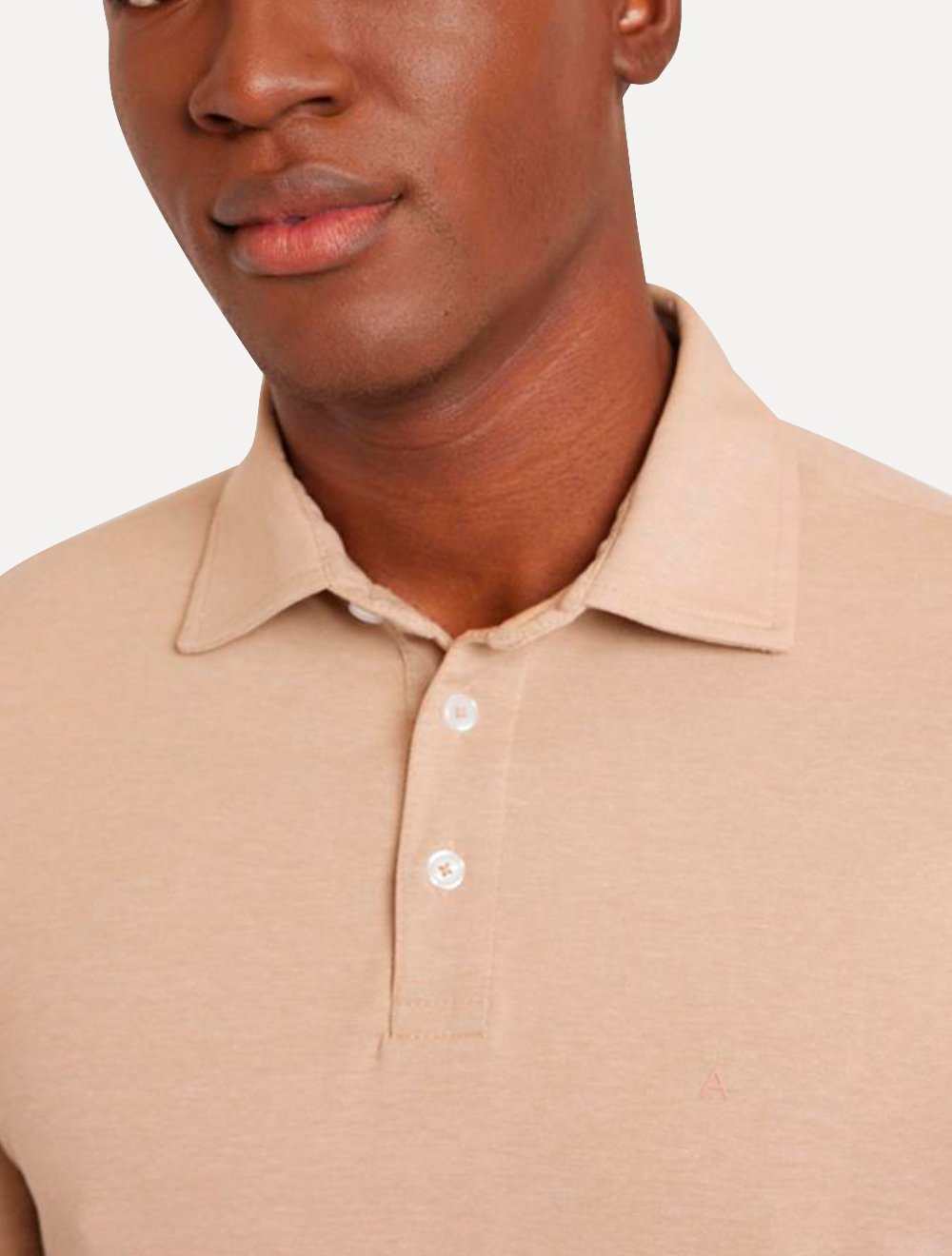 Polo Aramis Masculina Piquet Fresh Touch Cáqui