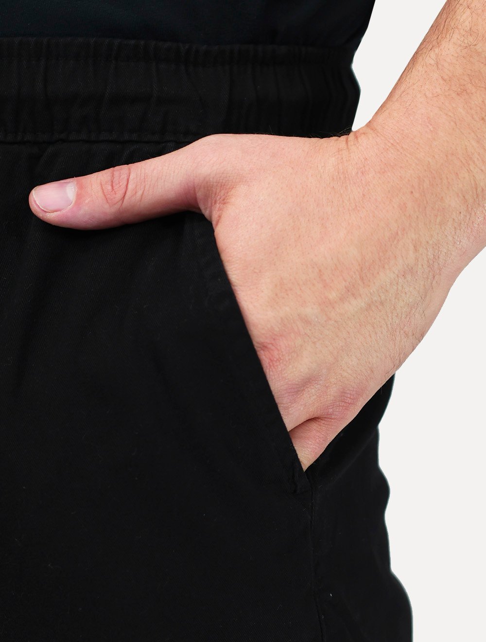 Short Calvin Klein Jeans Sarja Masculino Color Elastic Silk Logo Preto
