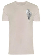 Camiseta Osklen Masculina Slim Stone Concha Areia