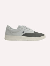 Tênis Nautica Masculino Denim Sailboat Logo Fanton Lona Branco/Cinza
