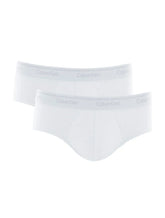 Cueca Calvin Klein Brief C11.01 BR00 Cotton Stretch Classic Branca Pack 2UN