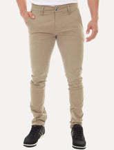 Calça Tommy Hilfiger Masculina de Sarja Brooklyn Caqui Escuro