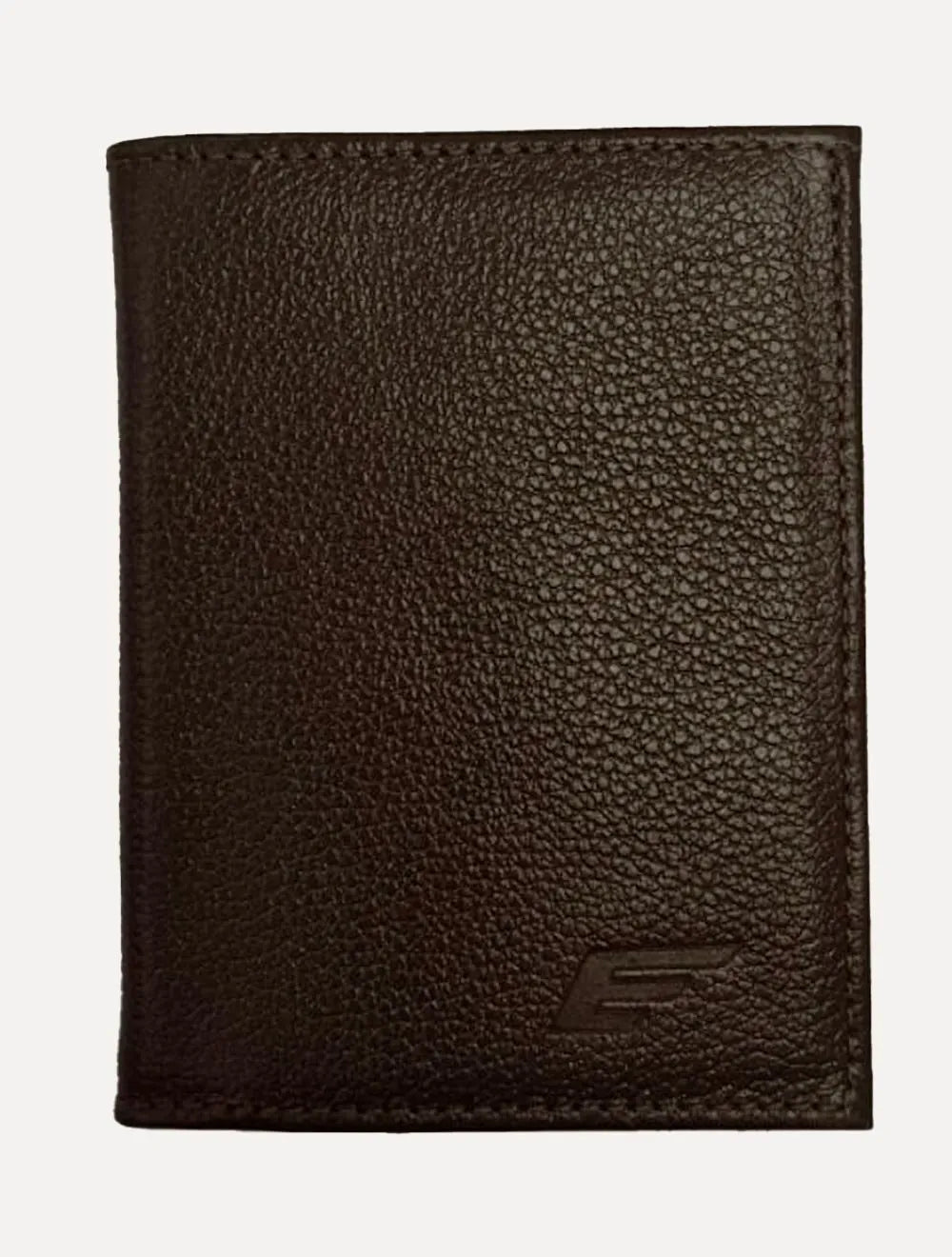 Carteira Ellus Masculina Porta-Cartão Couro Denver Marrom