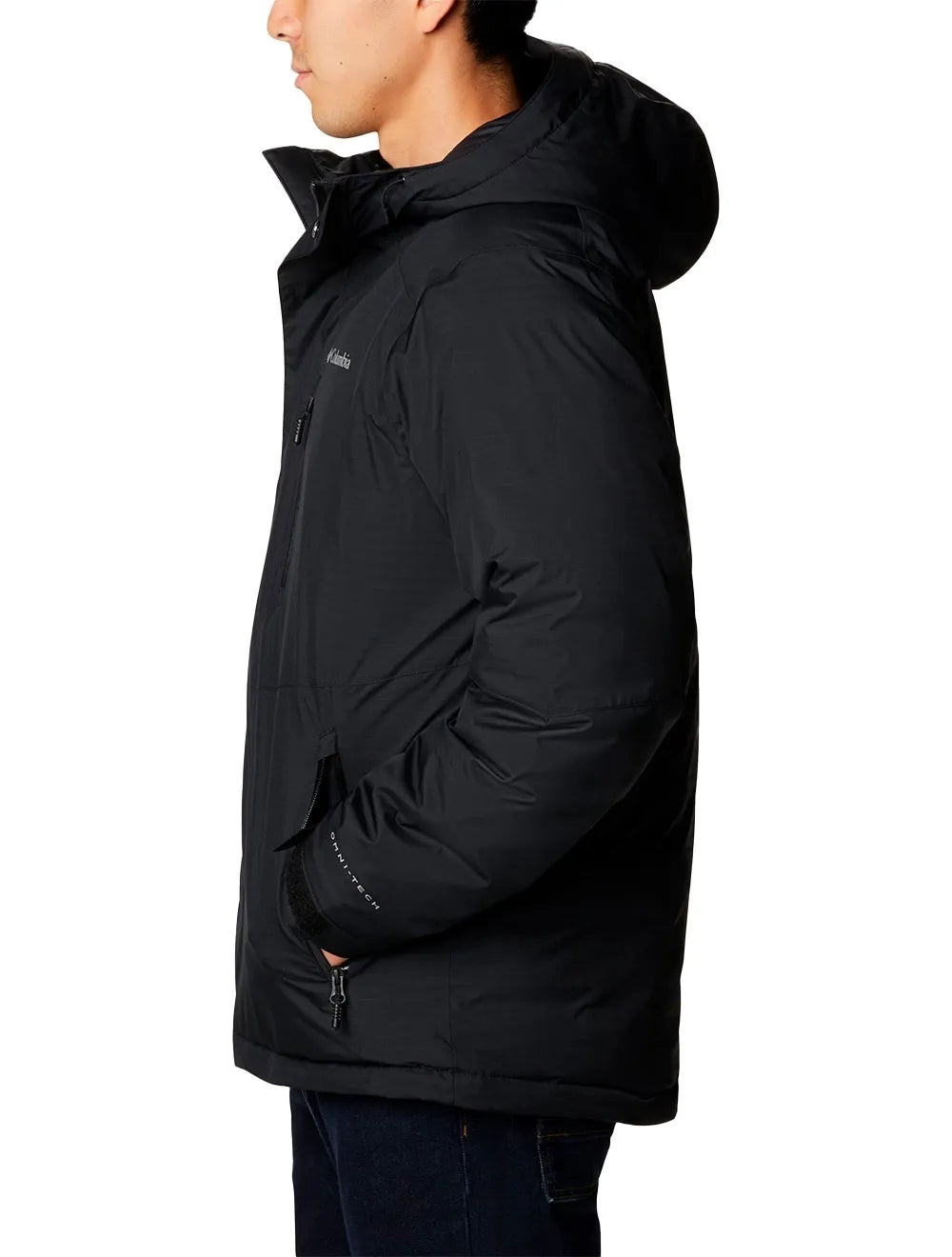Jaqueta Columbia Masculina Hoodie Oak Harbor Insulated Preta