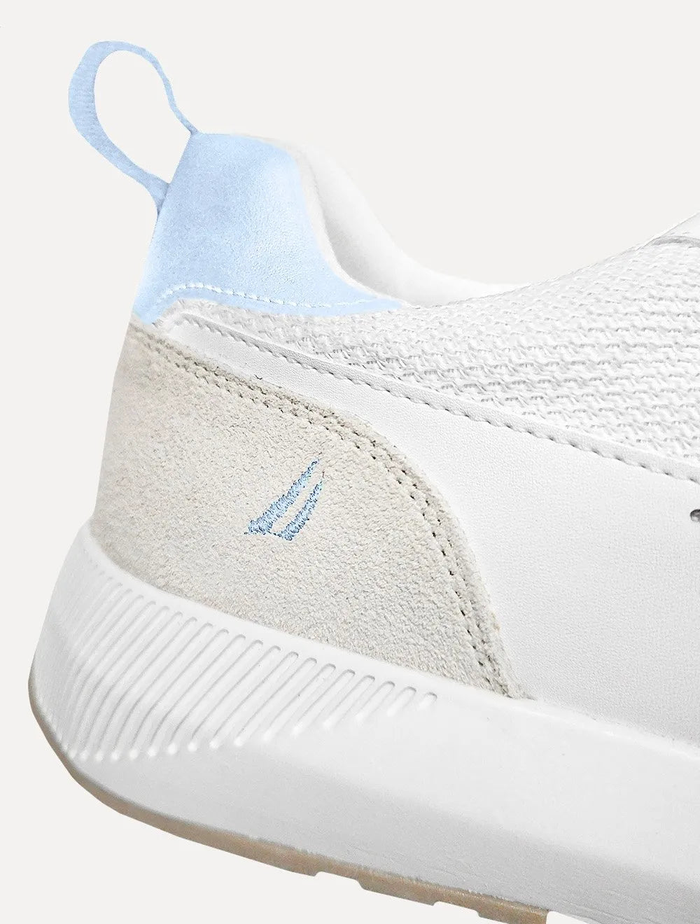 Tênis Nautica Masculino Free Fall Azul Claro/Branco