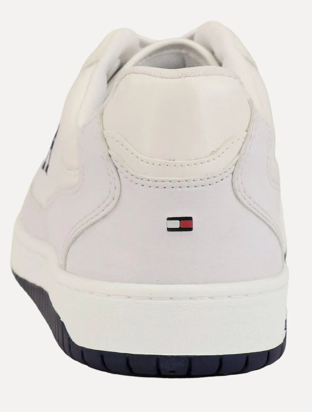 Tênis Tommy Hilfiger Masculino Couro Basket 2C Mix Suede Branco
