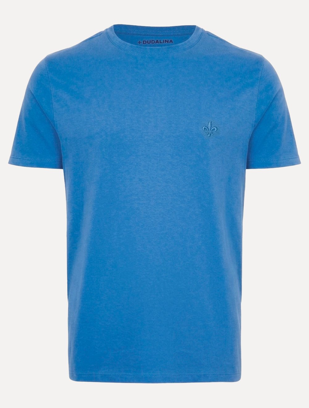 Camiseta Dudalina Masculina Essentials Modal Logo Azul