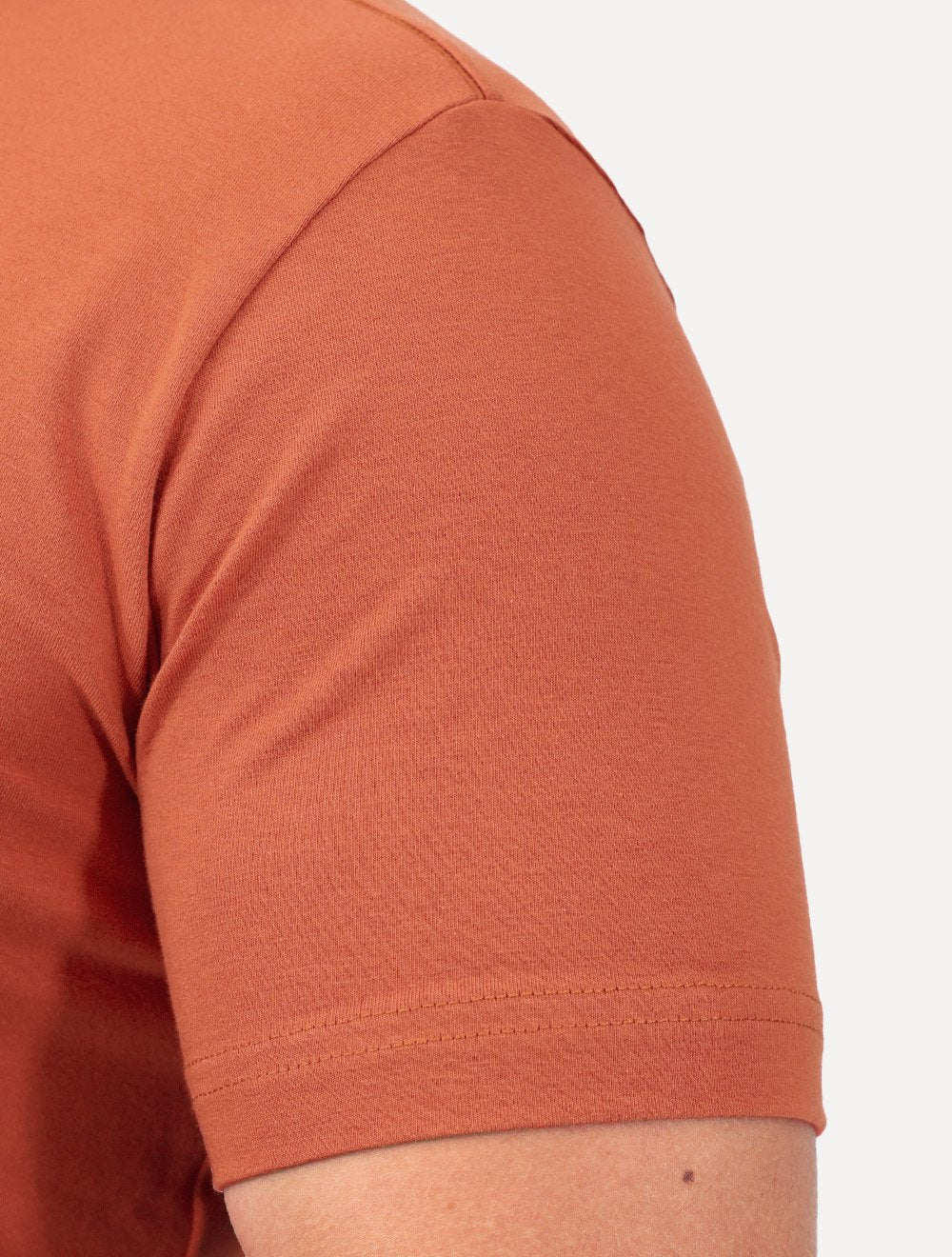 Camiseta King & Joe Masculina Premium Cotton Flex Estampada Laranja