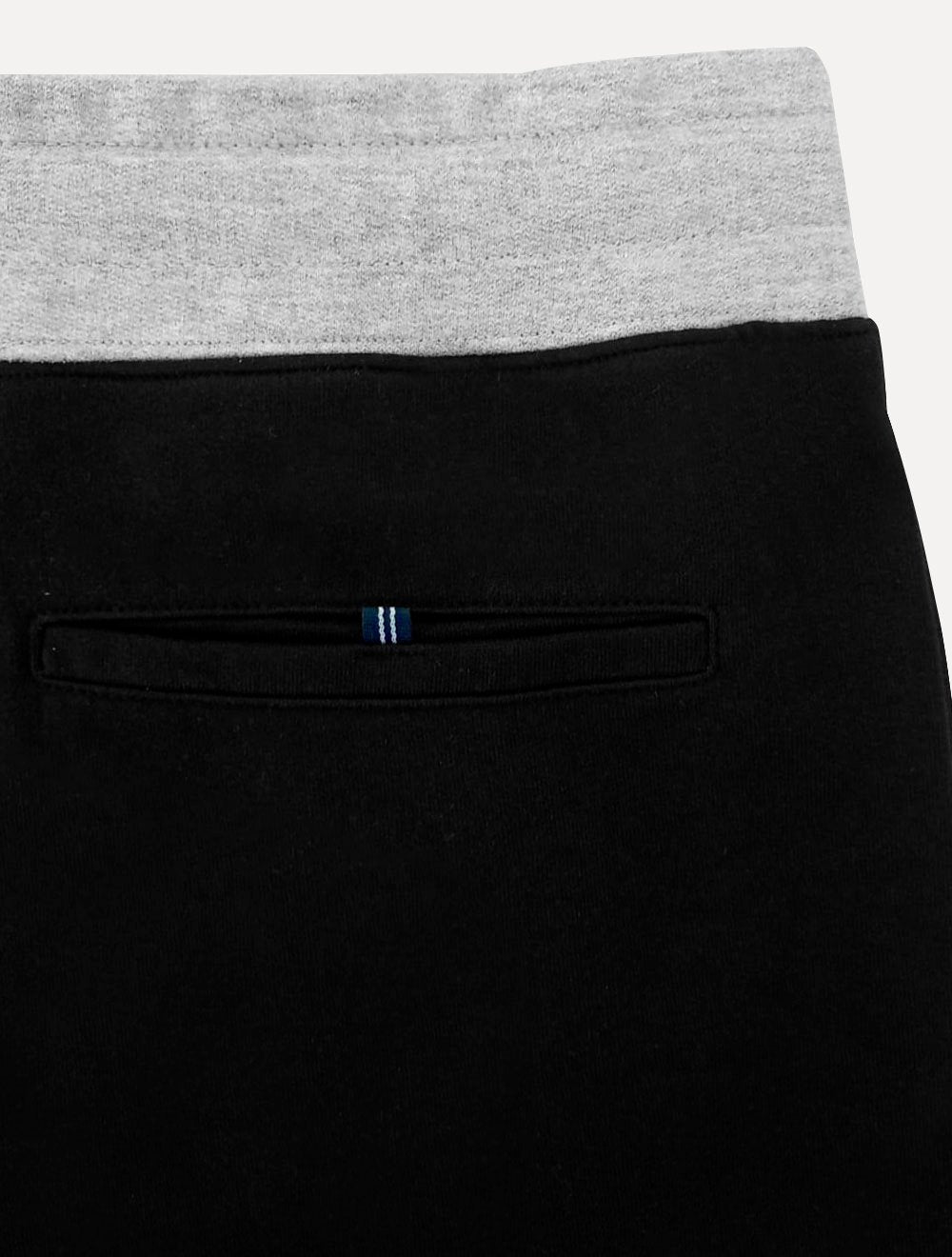Bermuda Nautica Masculina Moletom Core Vertical Logo Preta