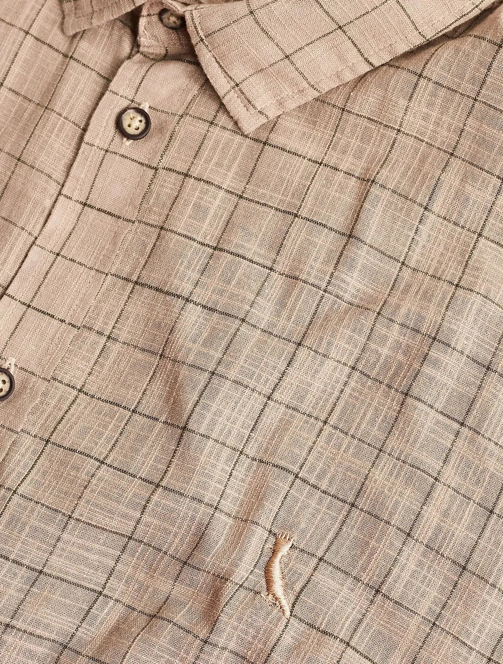 Camisa Reserva Masculina Flanela Xadrez Athletic Camp Cáqui