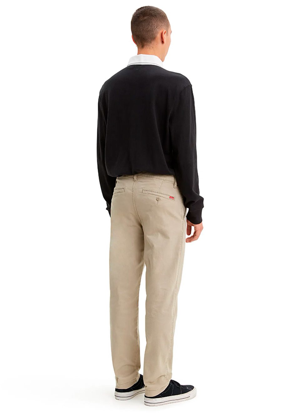 Calça Levis Masculina de Sarja XX Chino Standard Cáqui