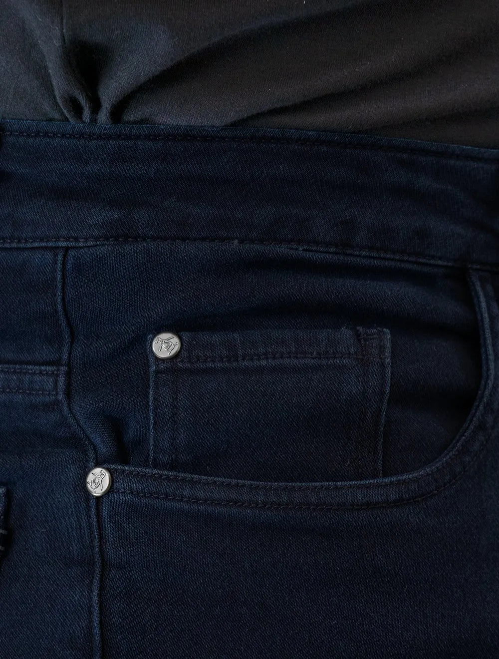 Calça Original Penguin Jeans Masculina Five Pockets Escura