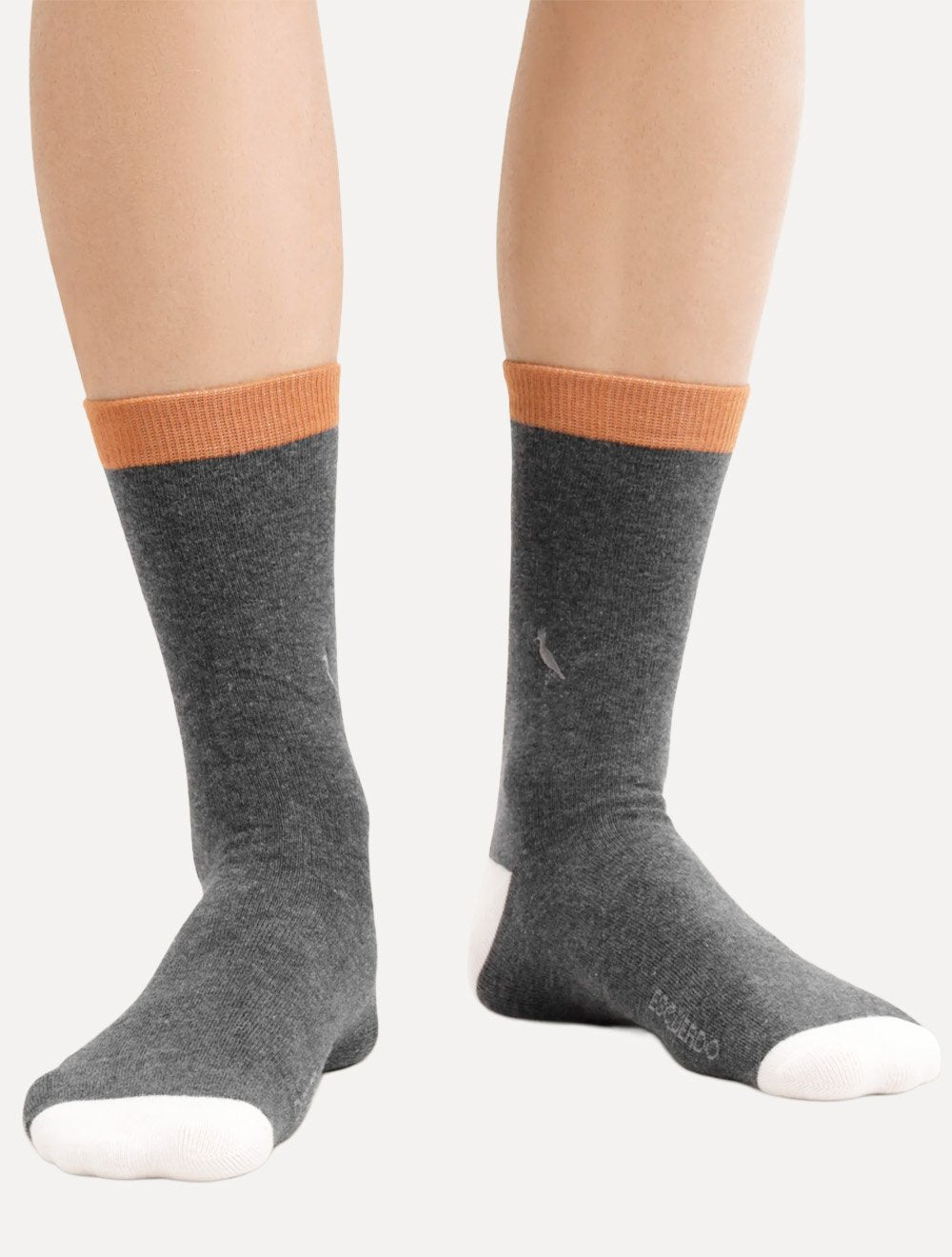 Meia Reserva Masculina Cano Alto Colors Cinza