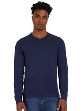 Suéter Aramis Masculino Tricot V-Neck Azul Marinho