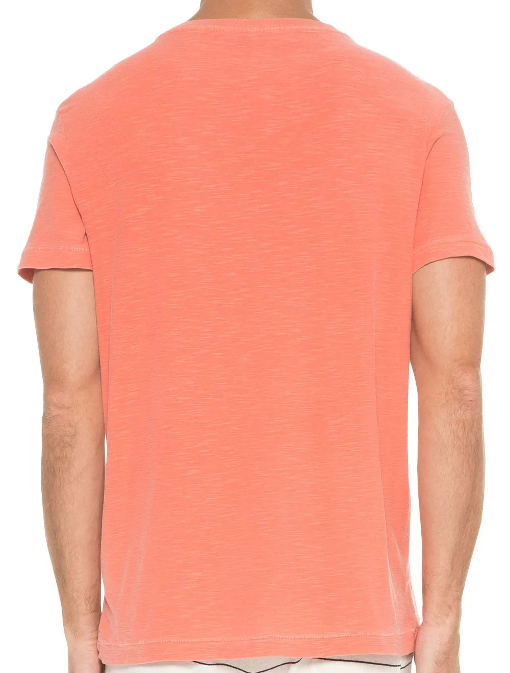 Camiseta Osklen Masculina Slim Rough +55.21 Laranja