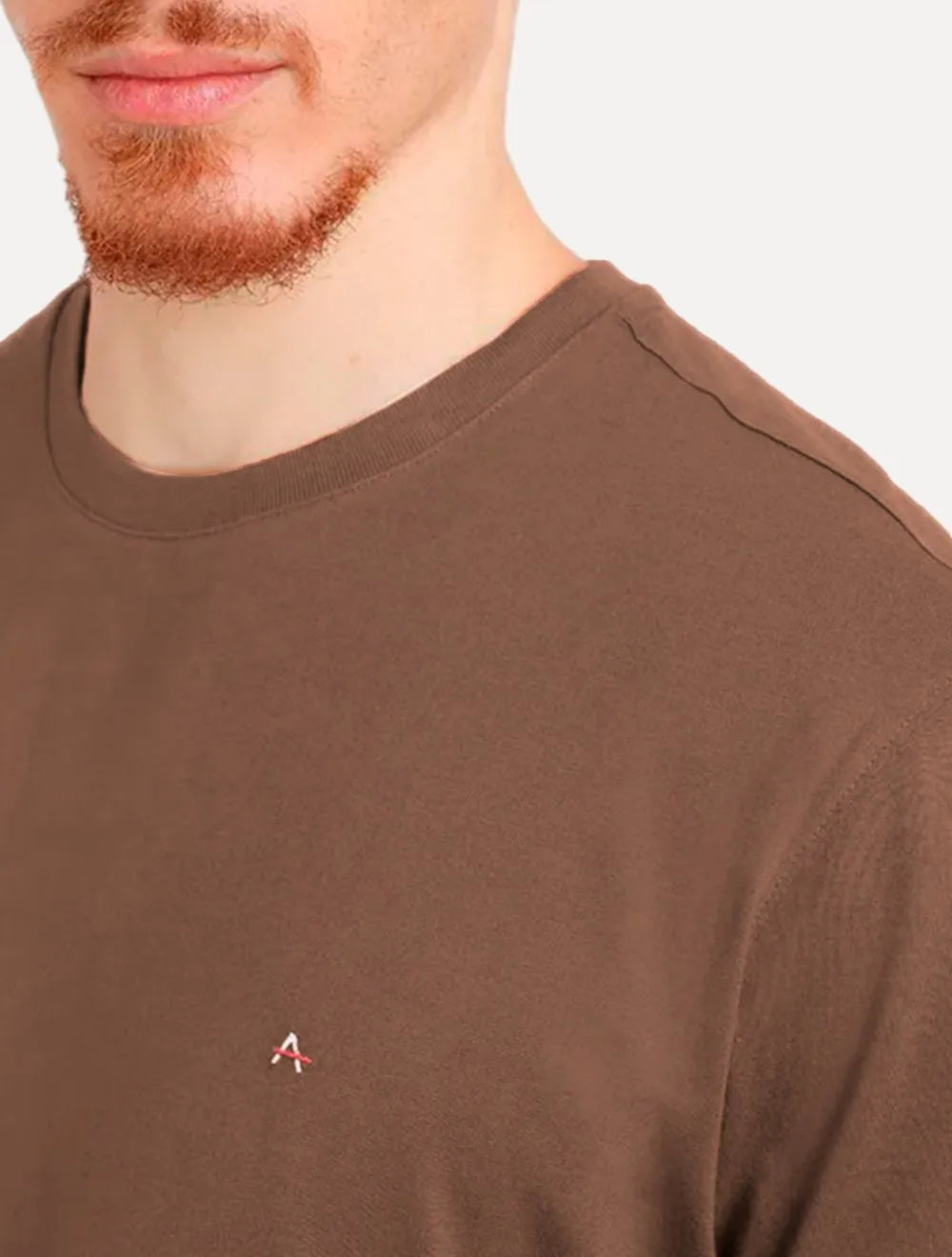 Camiseta Aramis Masculina Basic Lisa Marrom