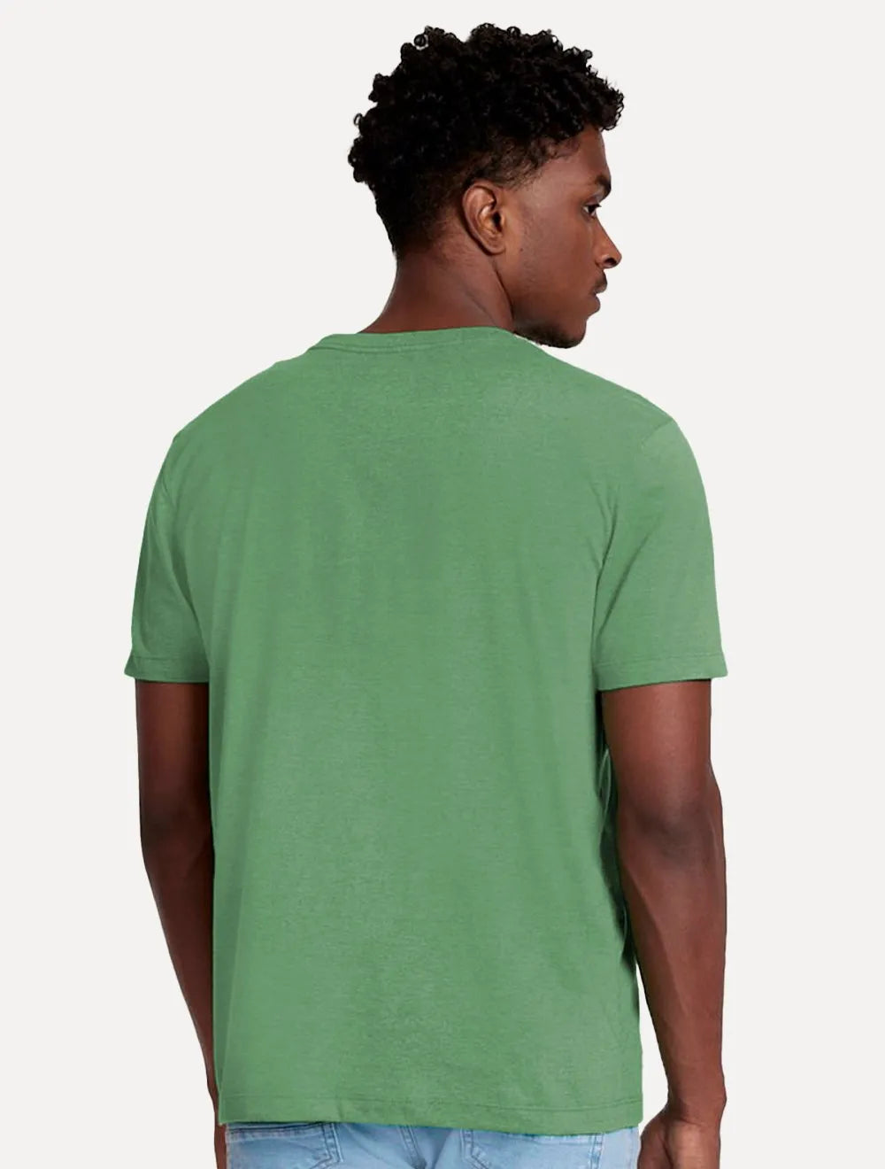 Camiseta Aramis Masculina Eco Lisa Cacto Verde Mescla