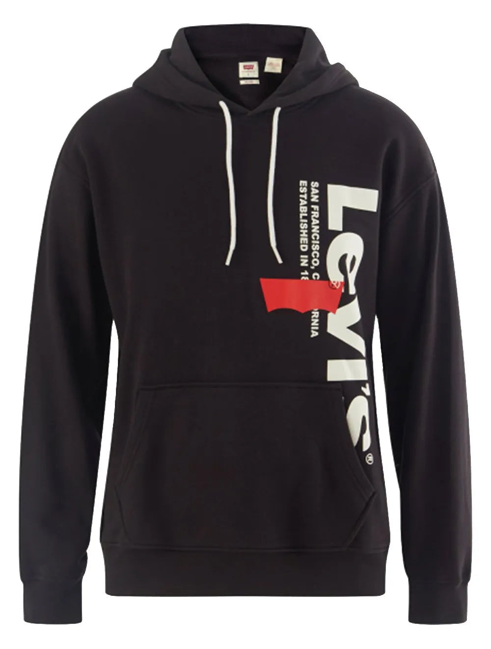 Moletom Levis Masculino Relaxed Graphic Hoodie Preto