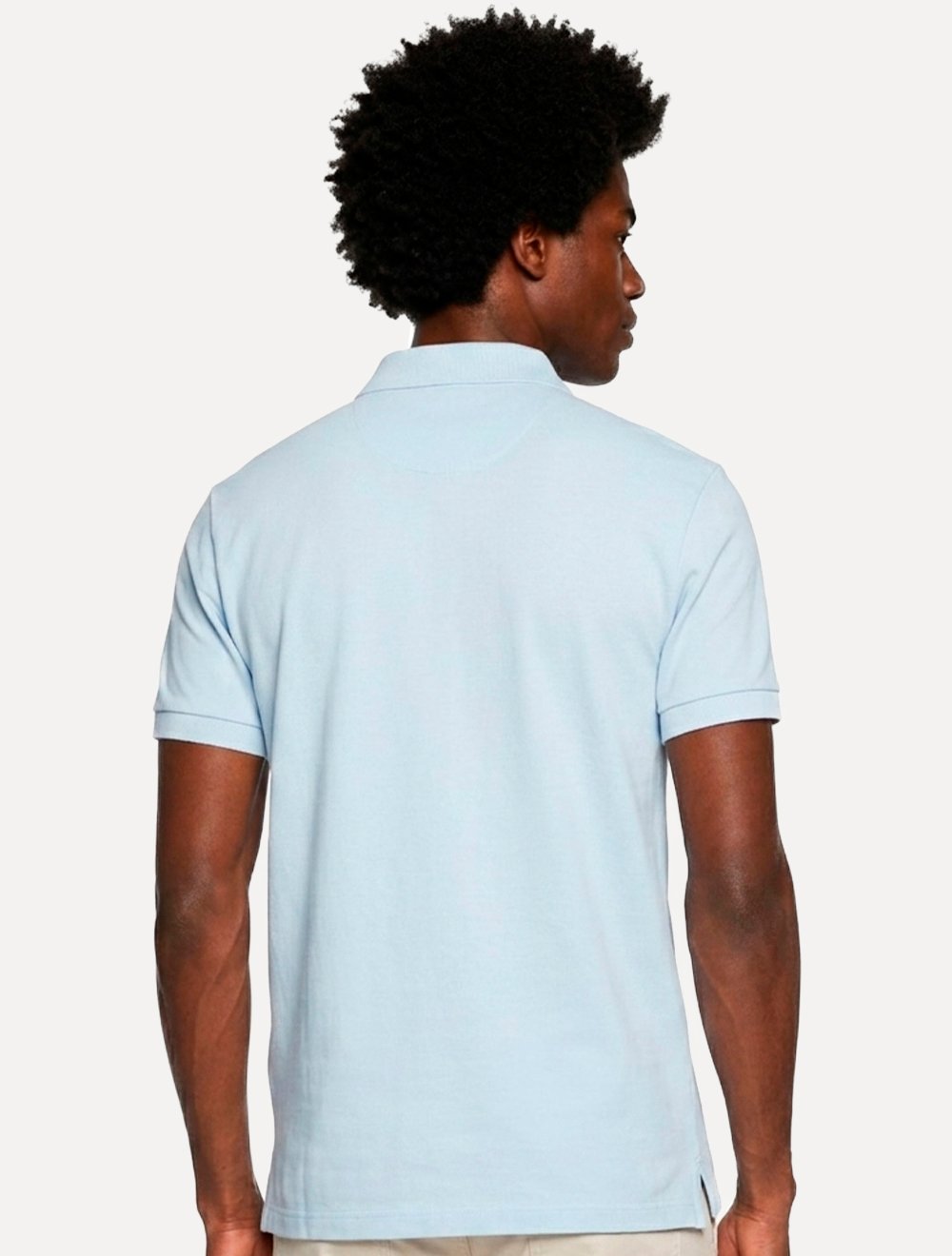Polo Aramis Masculina Piquet Basic Mono Azul Celeste