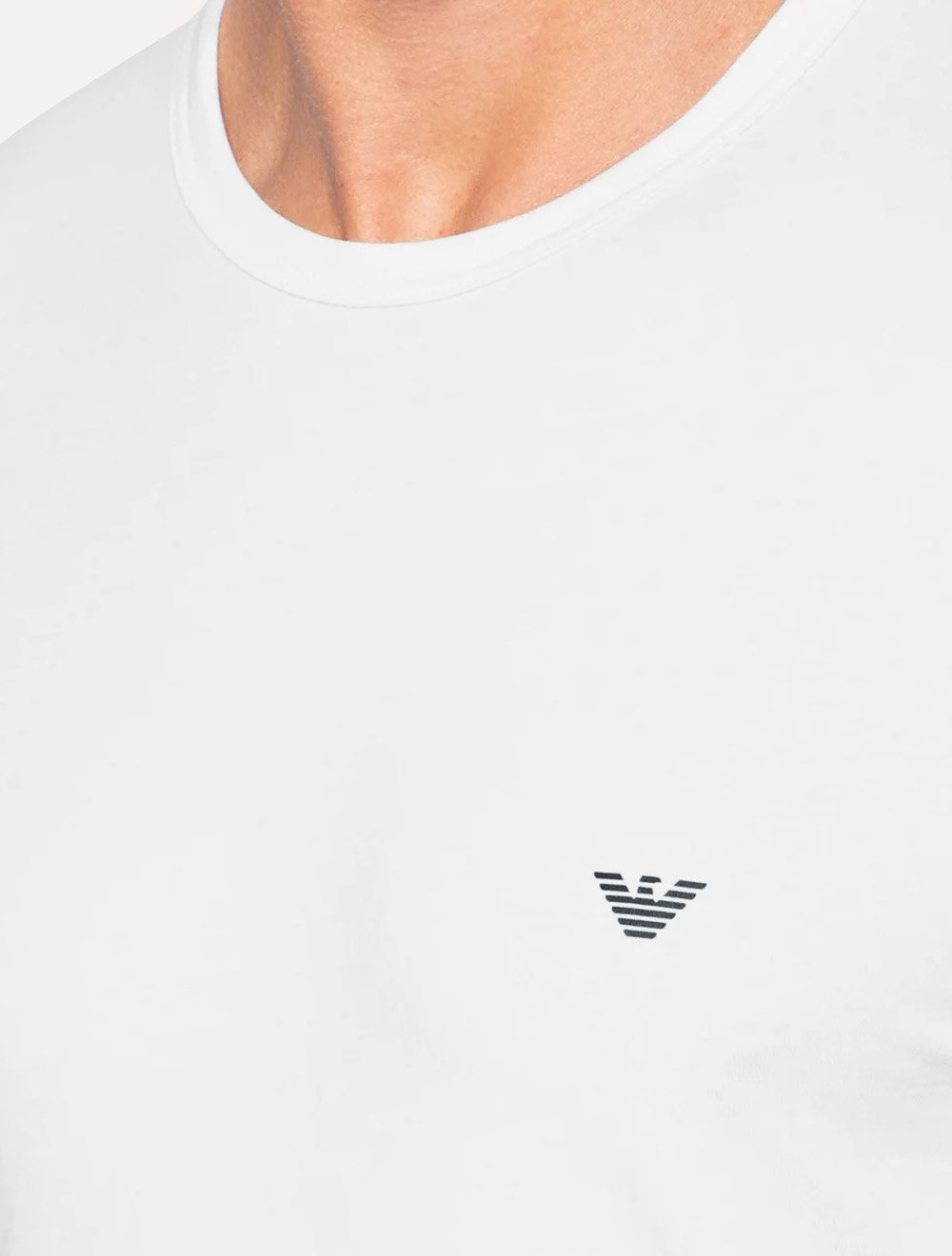 Kit Camisetas Emporio Armani Masculina C-Neck Branca