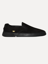 Tênis Osklen Masculino Slip On Bossanova Nobuck Monochromatic Preto