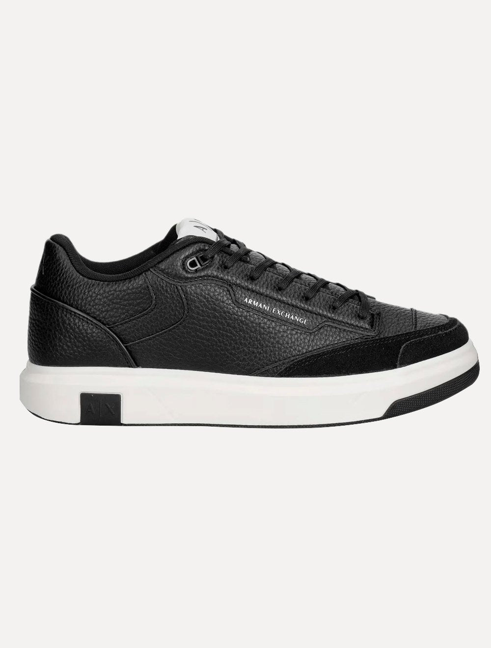 Tênis Armani Exchange Masculino Sneaker Casual Texturizado Preto