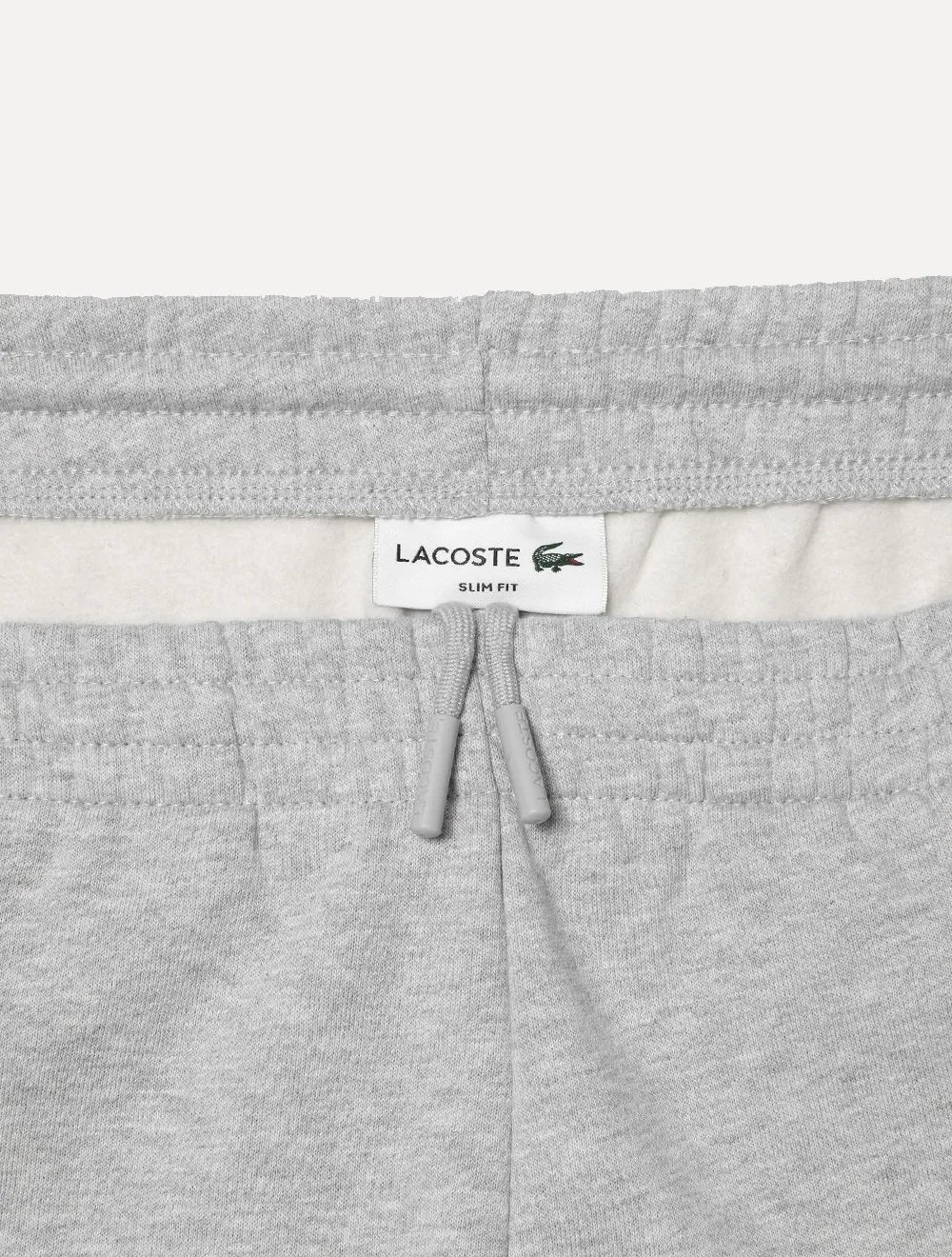 Calça Lacoste Masculina Moletom Sport Cotton Fleece Croco Cinza Mescla