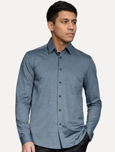 Camisa Aramis Masculina Regular Easy Care Azul Indigo