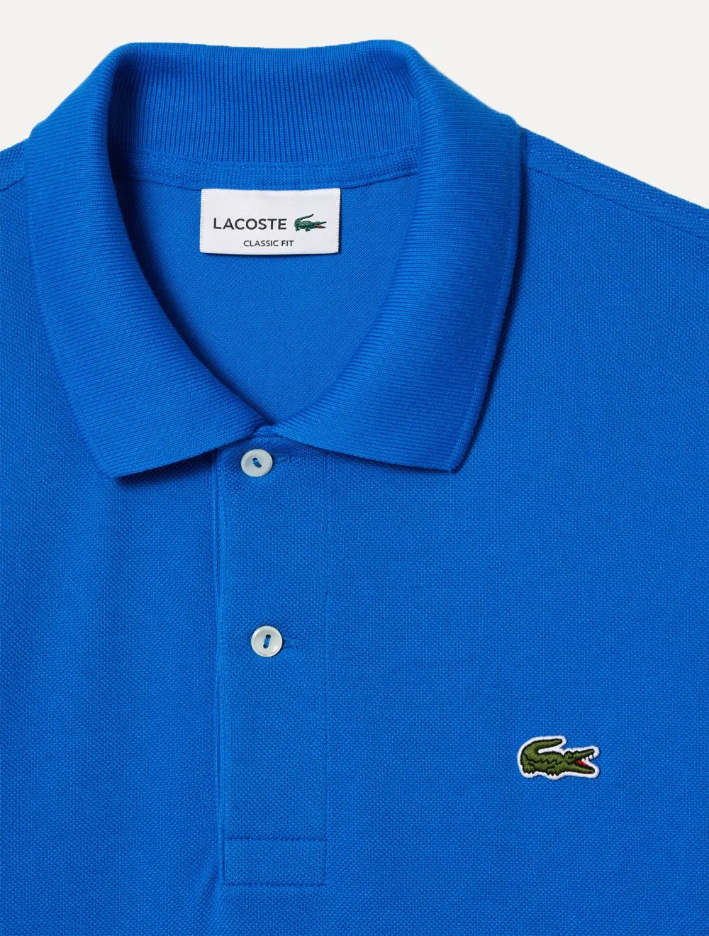 Polo Lacoste Masculina L.12.12 Azul Capri