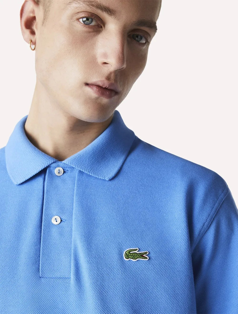 Polo Lacoste Masculina L.12.12 Azul Mar