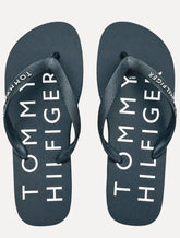 Chinelo Tommy Hilfiger Web Beach Sandal Azul Marinho
