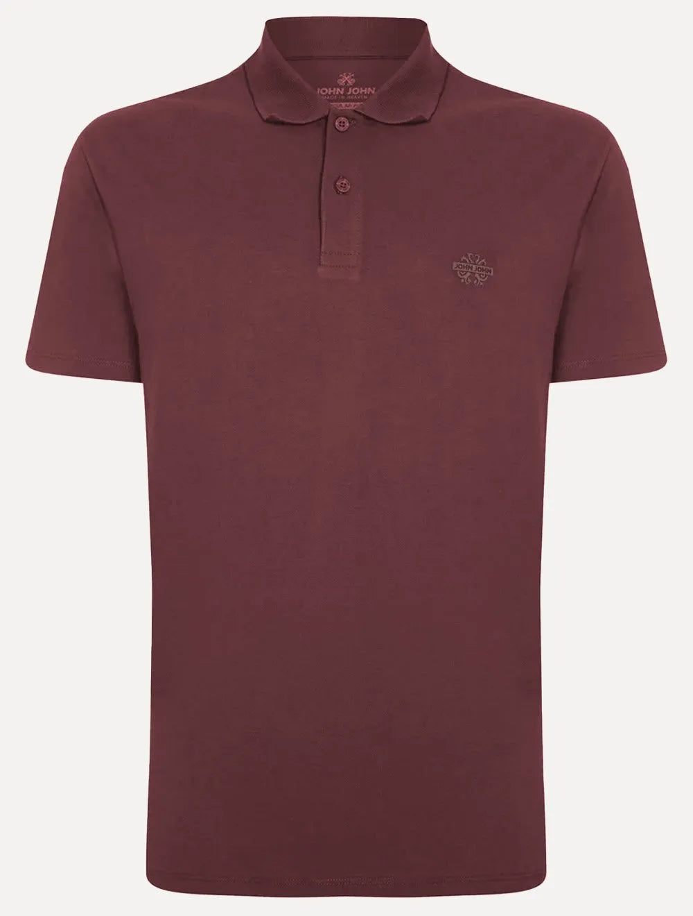 Polo John John Masculina Light Transfer Vinho