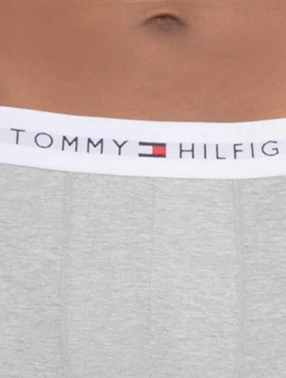 Cueca Tommy Hilfiger Cotton Stretch Trunk Cinza Mescla Azul Marinho Pack