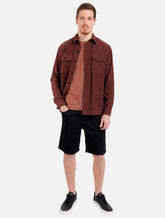 Camiseta Aramis Masculina Eco Lisa Vermelho Escuro Mescla