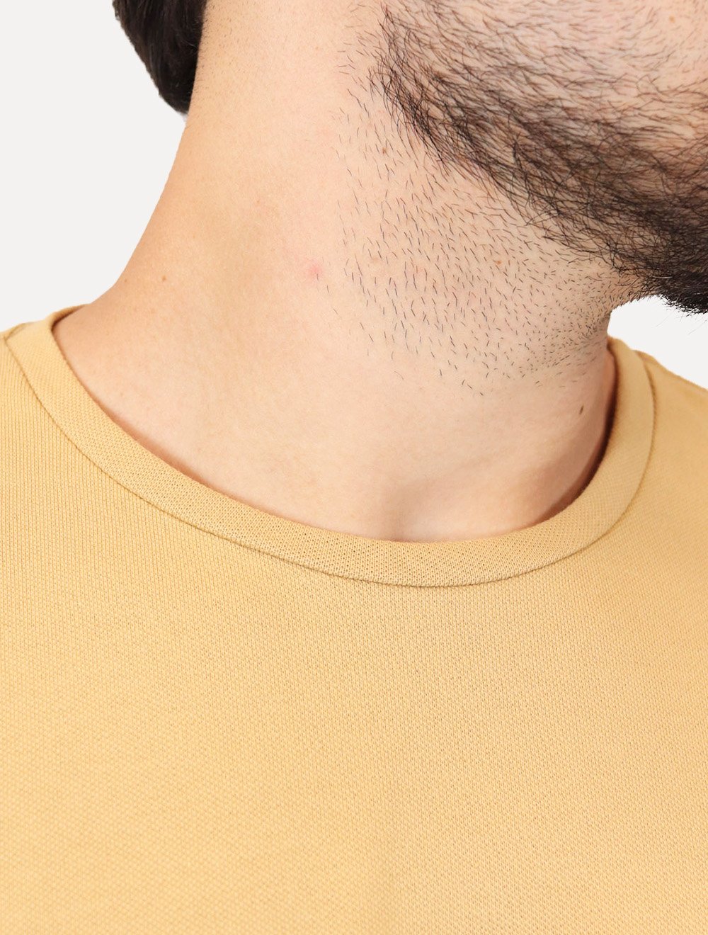 Camiseta King & Joe Masculina Comfort Piquet Premium Cáqui