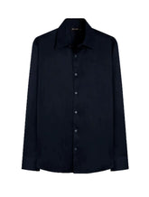 Camisa VR Masculina Casual Cotton Stretch Azul Marinho