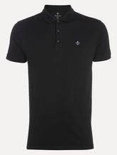 Polo Dudalina Masculina Essentials Extra Cotton Grey Icon Preta